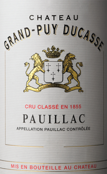 CHÂTEAU GRAND-PUY DUCASSE 5ème Cru Classé 2022 