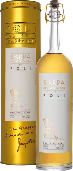 Grappa Sarpa Oro di Poli 