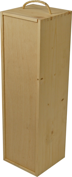 Holzkiste für 1 Flasche 1,5L 