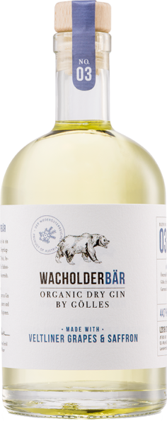 Wacholderbär Organic Dry Gin Veltliner Grapes & Saffron 