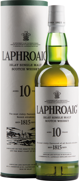 Laphroaig 10 Years Islay Single Malt Scotch Whisky 