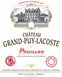 CHÂTEAU GRAND-PUY-LACOSTE 5ème Grand Cru Classé 2022 
